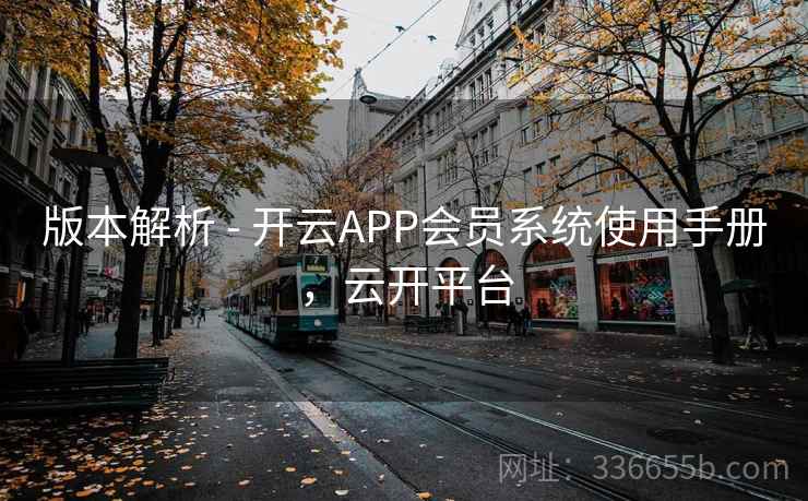 版本解析 - 开云APP会员系统使用手册，云开平台